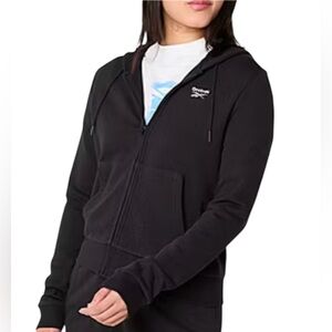 Reebok Womens French Terry Long Sleeve Hoodie Size Small